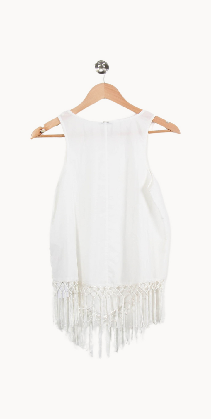 Débardeur Blanc - Taille XS/34 de la marque IKKS | PARAD69131 - Vendu par Paradigme - Image 4