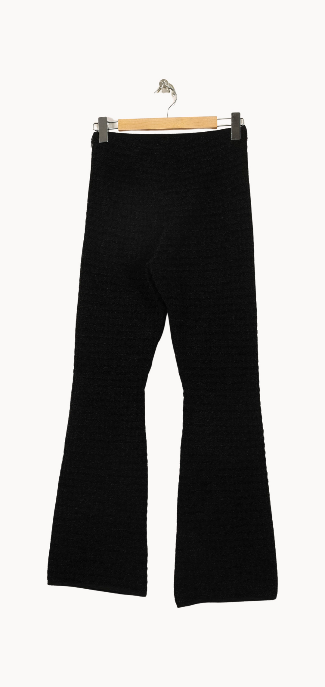Pantalon Évasé Noir - Taille S/36 de la marque Sandro | PARAD6450 - Vendu par Paradigme - Image 4