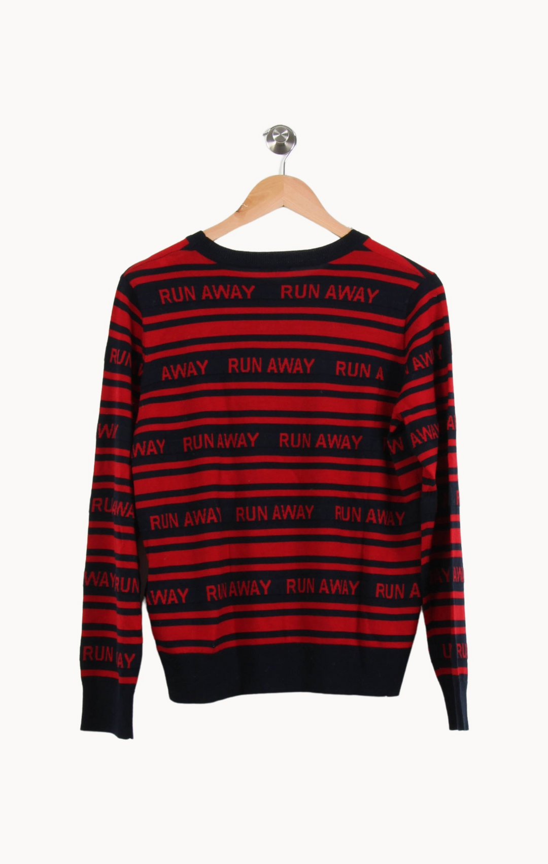 Pull Rouge et Noir - Taille L/40 de la marque Claudie Pierlot | PARAD51861 - Vendu par Paradigme - Image 4