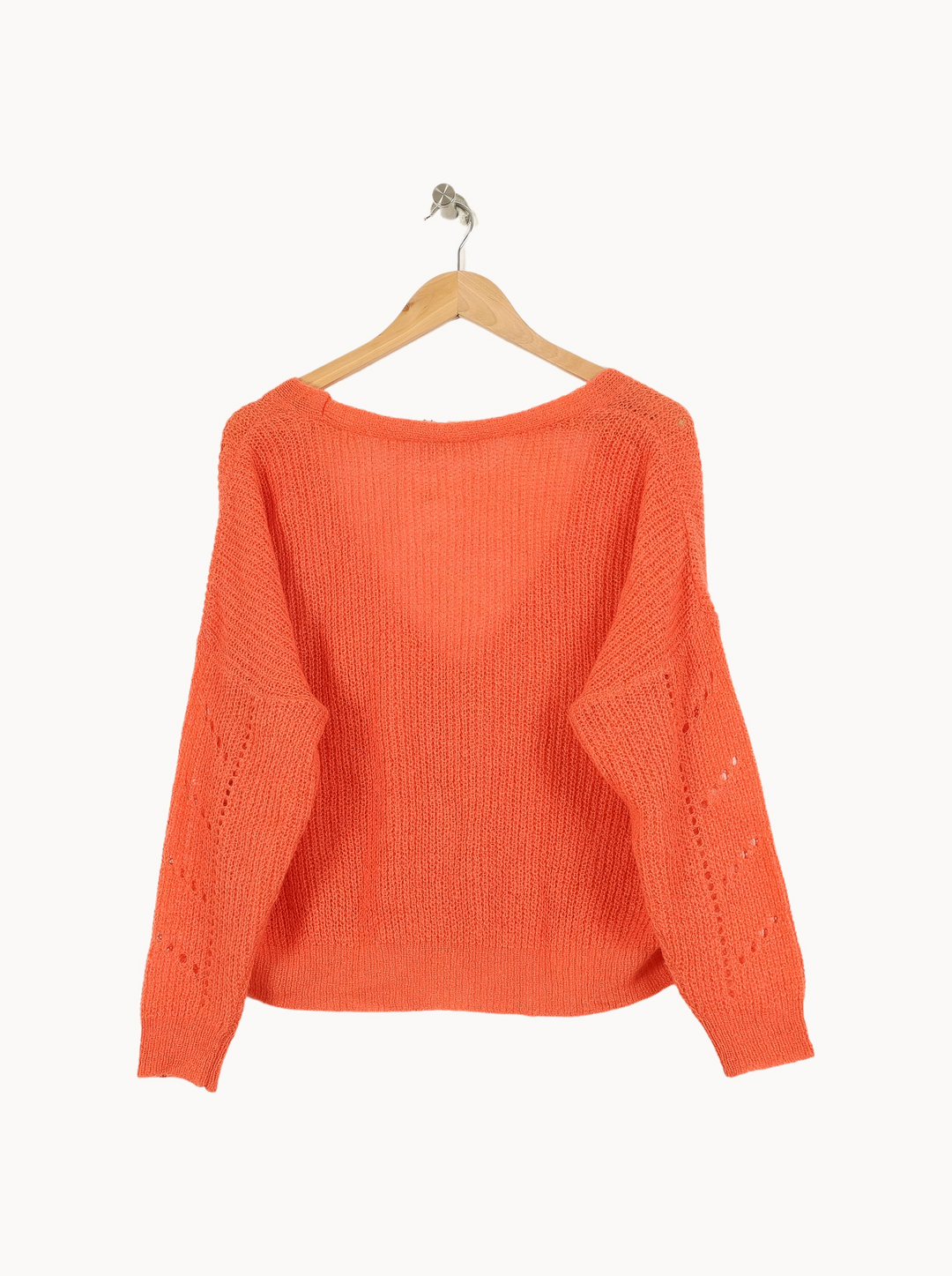 Gilet Orange - Taille M/38 de la marque La Fée Maraboutée | PARAD36174 - Vendu par Paradigme - Image 4