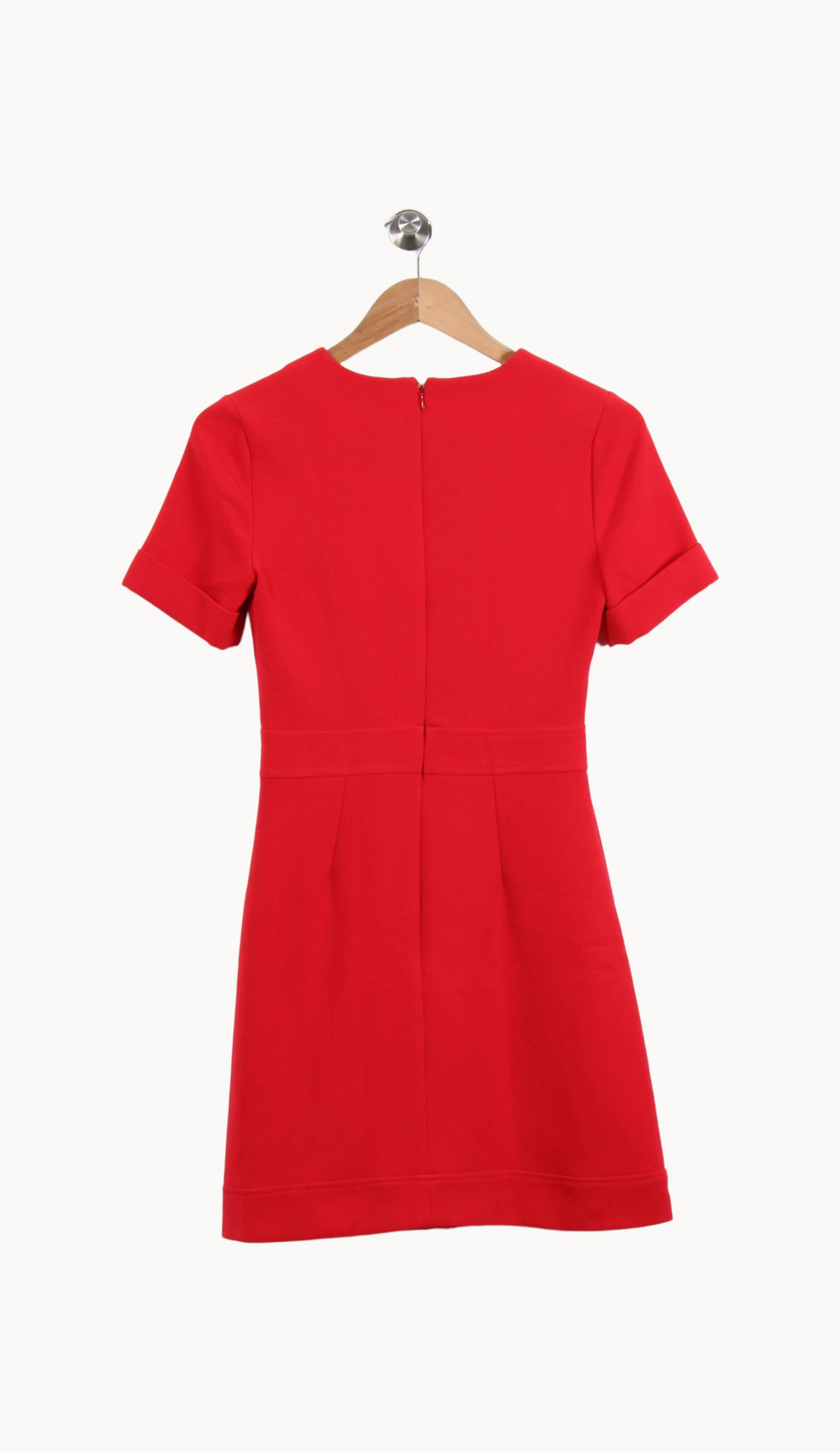 Robe Courte Rouge - Taille XS/34 de la marque Claudie Pierlot | PARAD55309 - Vendu par Paradigme - Image 4