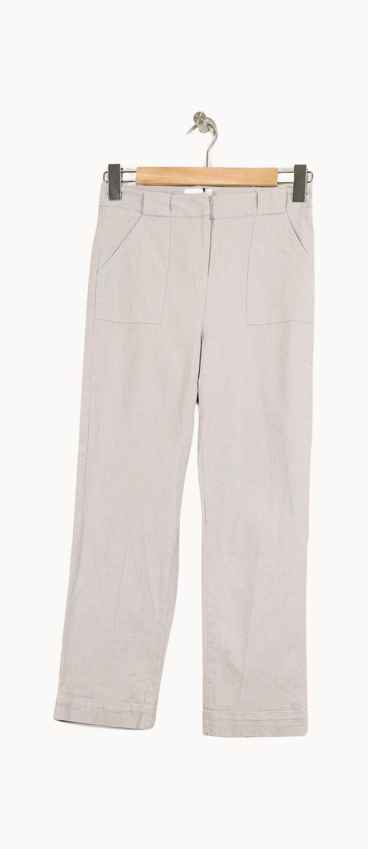 Pantalon Droit Gris - Taille S/36 de la marque Maison 123 | PARAD35496 - Vendu par Paradigme - Image 2