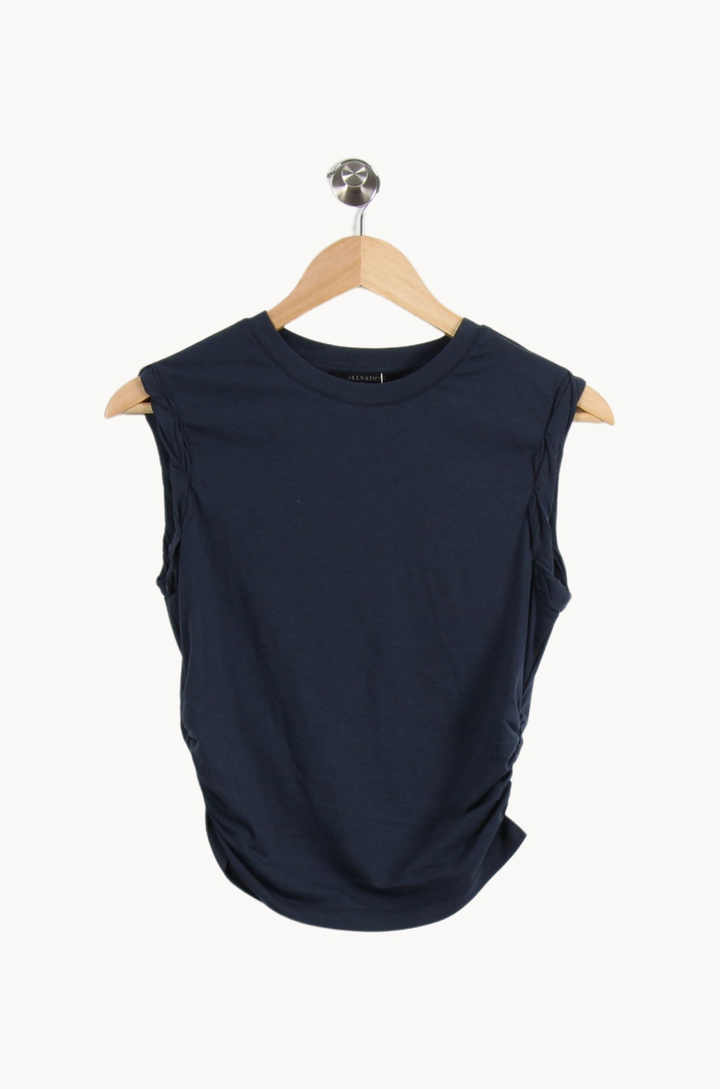 Débardeur Bleu - Taille XS/34 de la marque All Saints | PARAD67306 - Vendu par Paradigme - Image 2