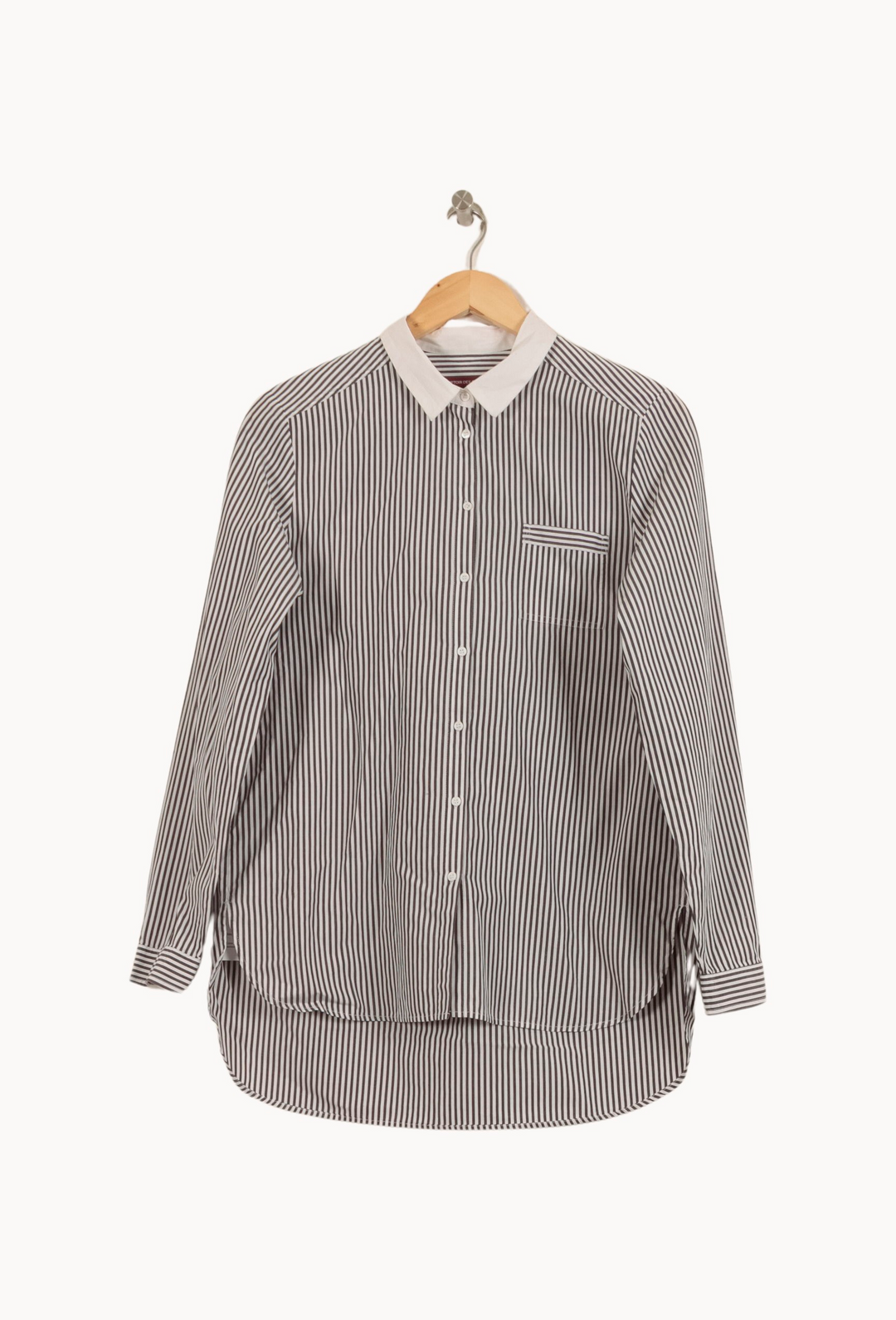 Chemise Rayée Noire et Blanche - Taille L/40 de la marque Comptoir des Cotonniers | PARAD53582 - Vendu par Paradigme - Image 2