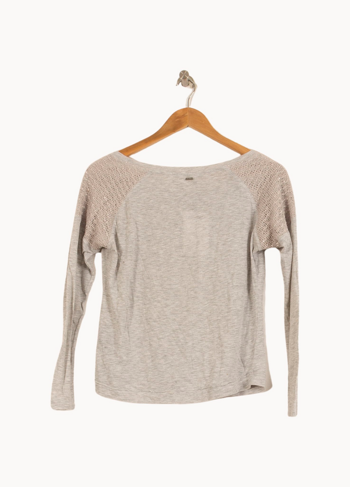 Blouse Grise - Taille M/38 de la marque IKKS | PARAD44650 - Vendu par Paradigme - Image 4