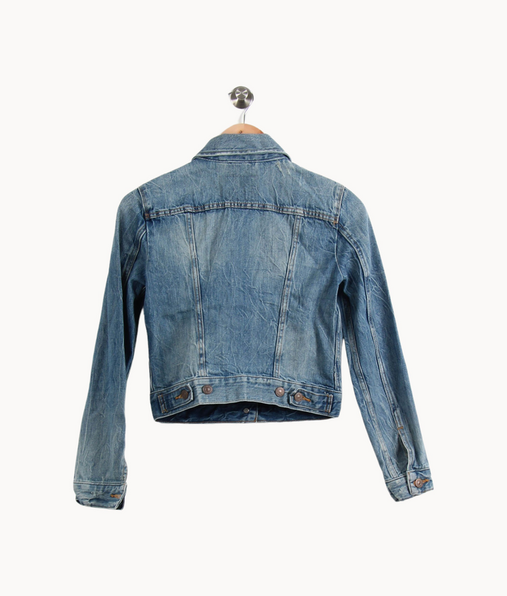 Veste en Jean Bleue - Taille XS/34 de la marque Levi's | PARAD64239 - Vendu par Paradigme - Image 4