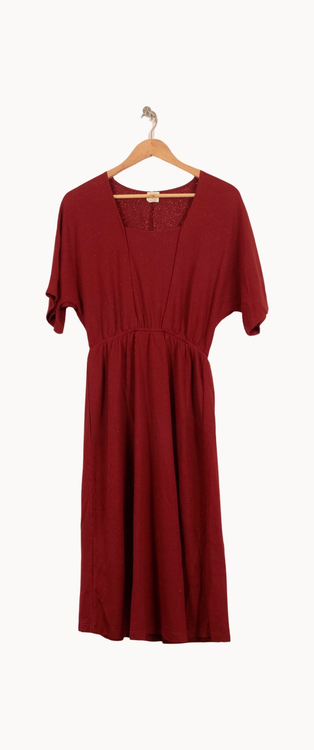 Robe Midi Bordeaux - Taille XS/34 de la marque Des petits hauts | PARAD64001 - Vendu par Paradigme - Image 2