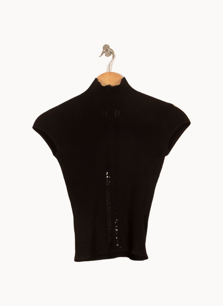Top Noir - Taille S/36 de la marque Maison 123 | PARAD39615 - Vendu par Paradigme - Image 2