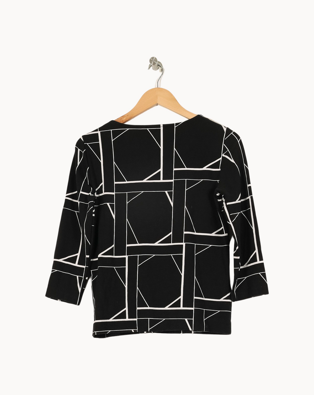 Tee-shirt Noir et Blanc - Taille S/36 de la marque Maison 123 | PARAD51434 - Vendu par Paradigme - Image 4