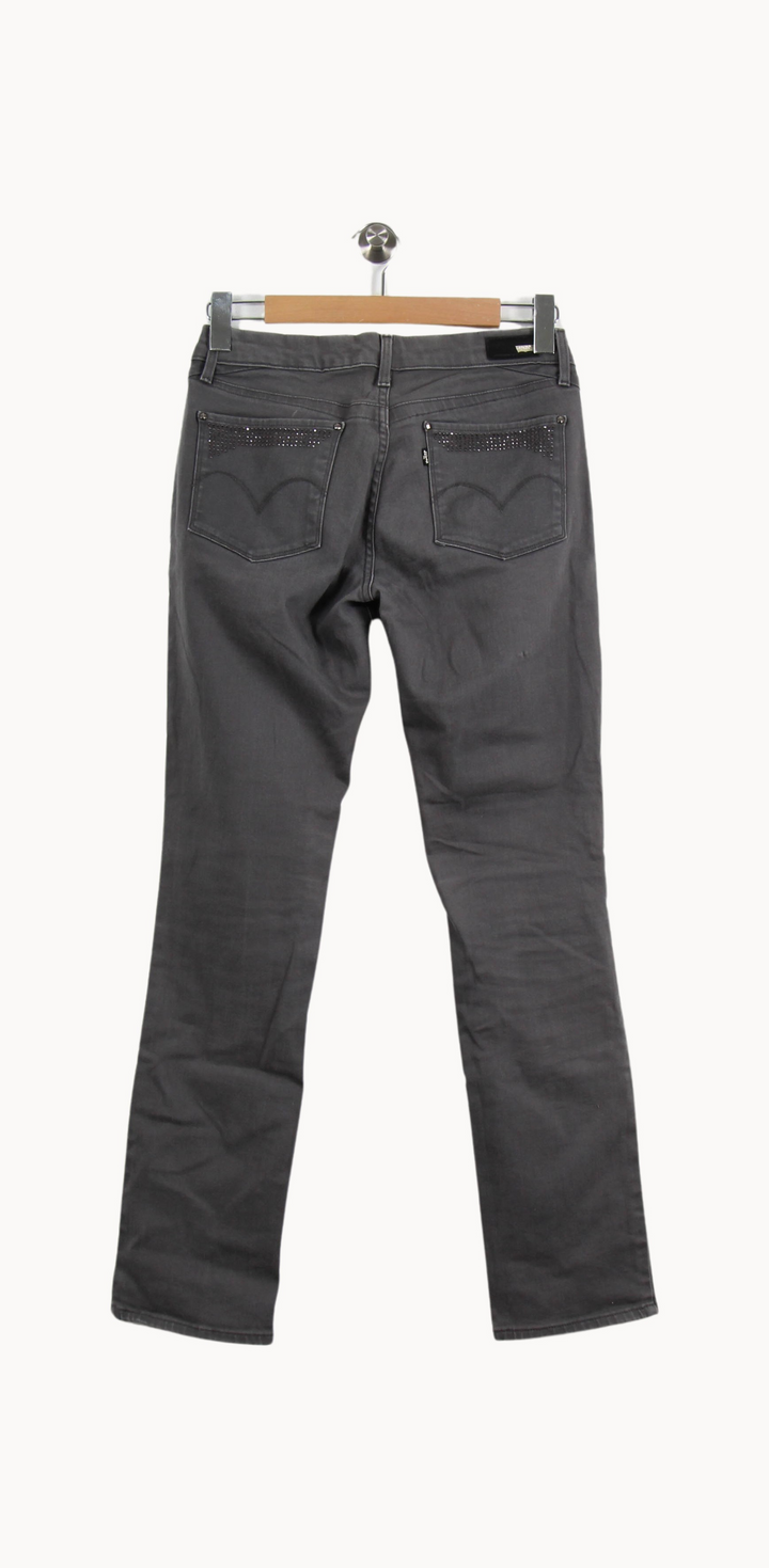 Jean Droit Gris - Taille M/38 de la marque Levi's | PARAD67357 - Vendu par Paradigme - Image 2