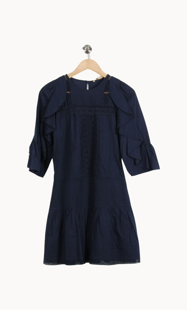 Robe Courte Bleue - Taille S/36 de la marque Vanessa Bruno | PARAD67097 - Vendu par Paradigme - Image 2