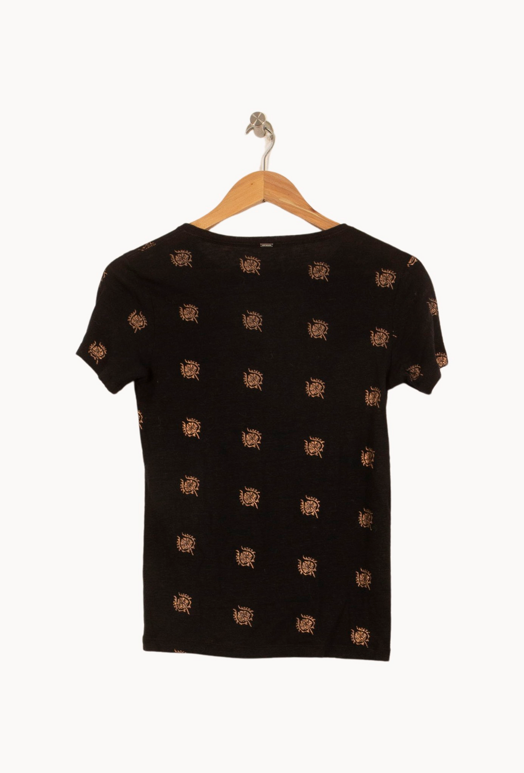 Tee-shirt Noir - Taille XS/34 de la marque IKKS | PARAD53602 - Vendu par Paradigme - Image 4
