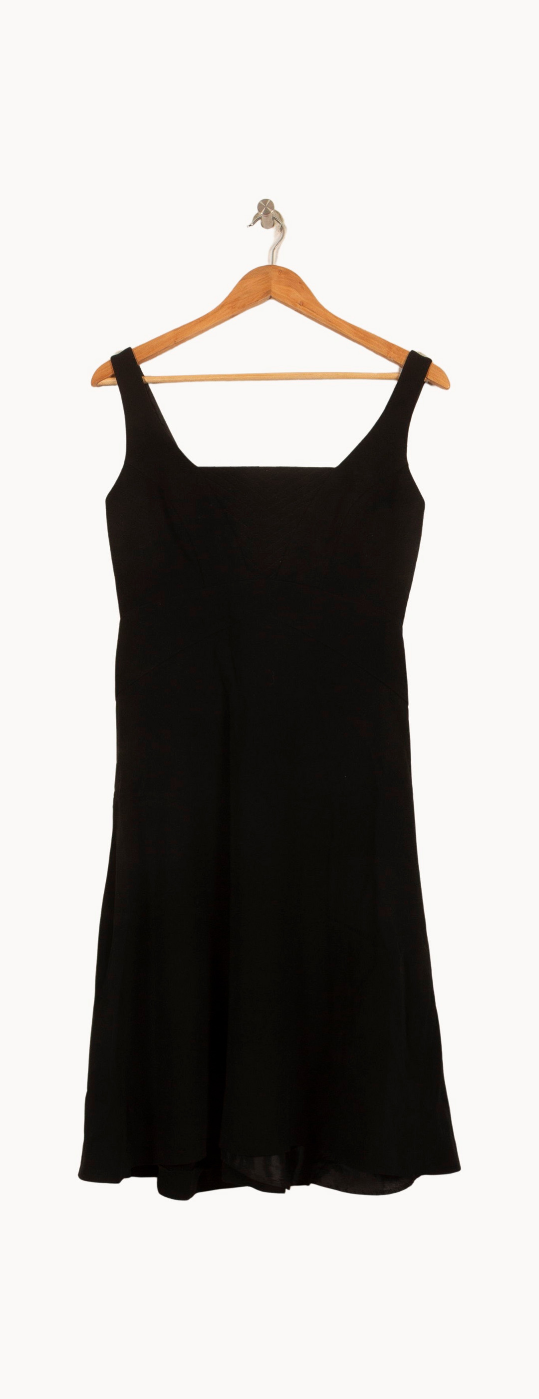 Robe Longue Noire - Taille L/40 de la marque Max Mara | PARAD55544 - Vendu par Paradigme - Image 2