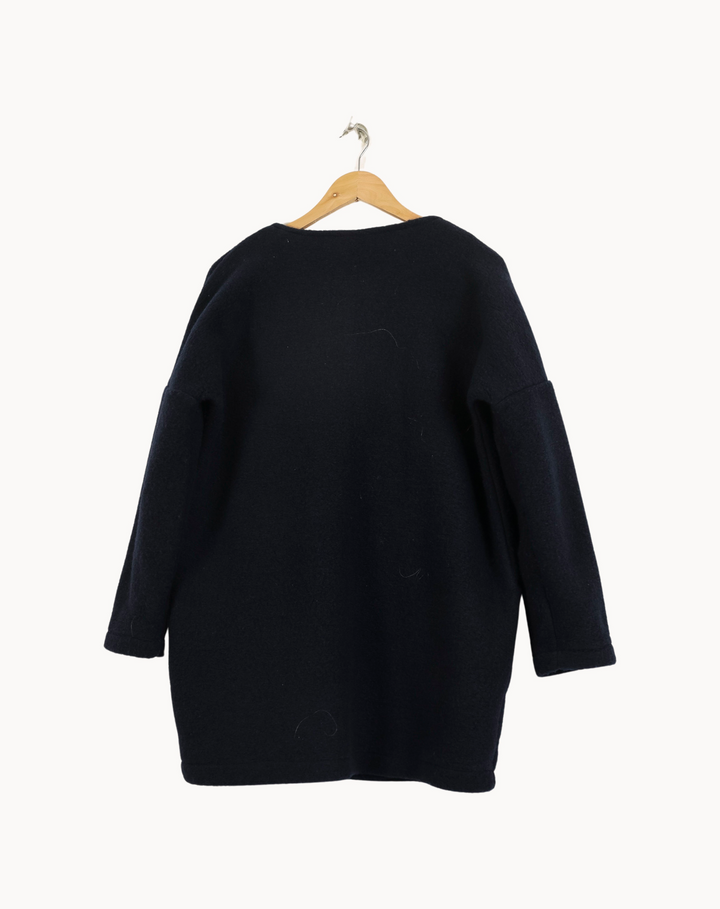 Manteau Bleu - Taille S/36 de la marque La Fée Maraboutée | PARAD67808 - Vendu par Paradigme - Image 4
