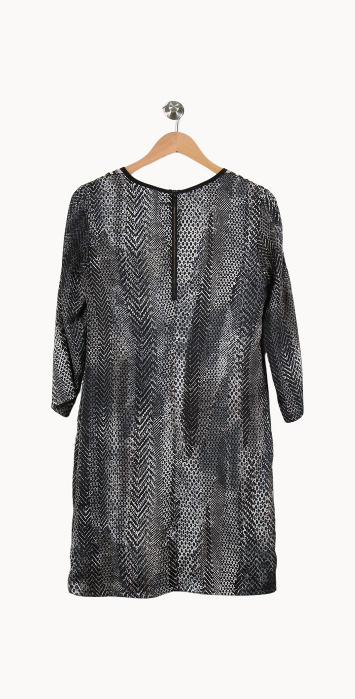 Robe Midi Noire et Grise - Taille XS/34 de la marque One Step | PARAD53101 - Vendu par Paradigme - Image 4