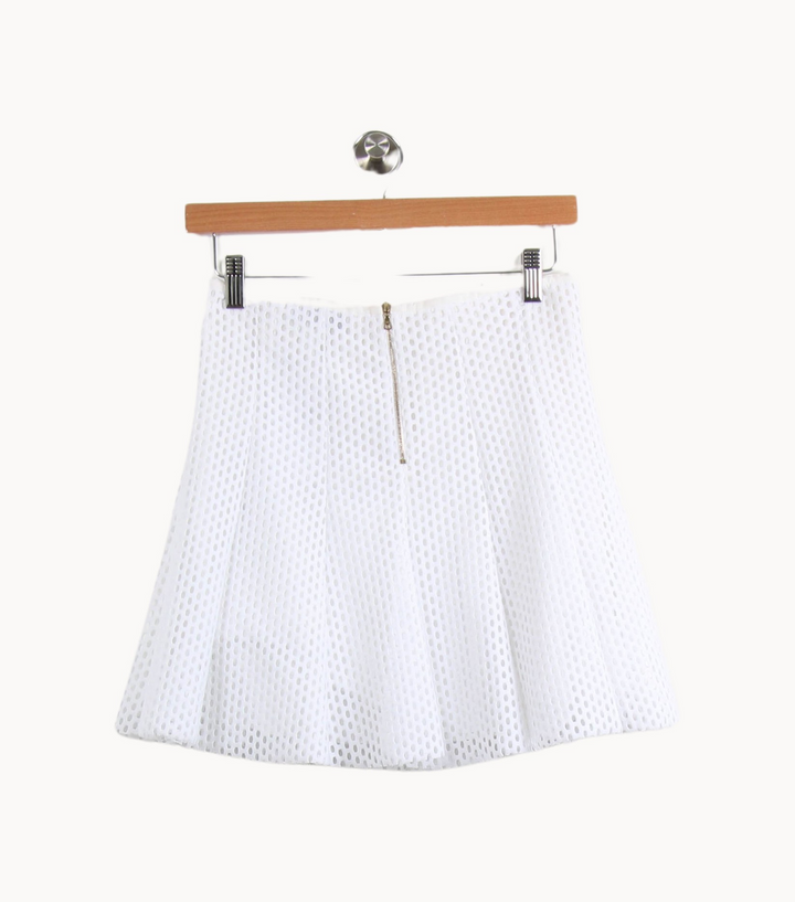 Jupe Plissée Blanche - Taille M/38 de la marque Sandro | PARAD65383 - Vendu par Paradigme - Image 4