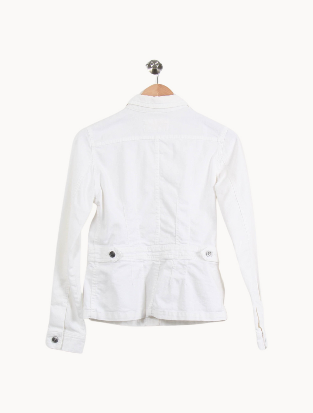 Veste Blanche - Taille M/38 de la marque Caroll | PARAD49883 - Vendu par Paradigme - Image 4
