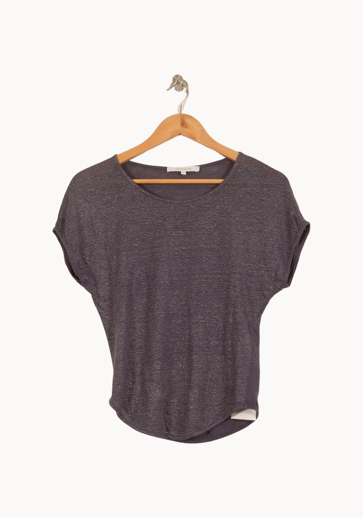 Tee-shirt Bleu - Taille XS/34 de la marque La Fée Maraboutée | PARAD50127 - Vendu par Paradigme - Image 2
