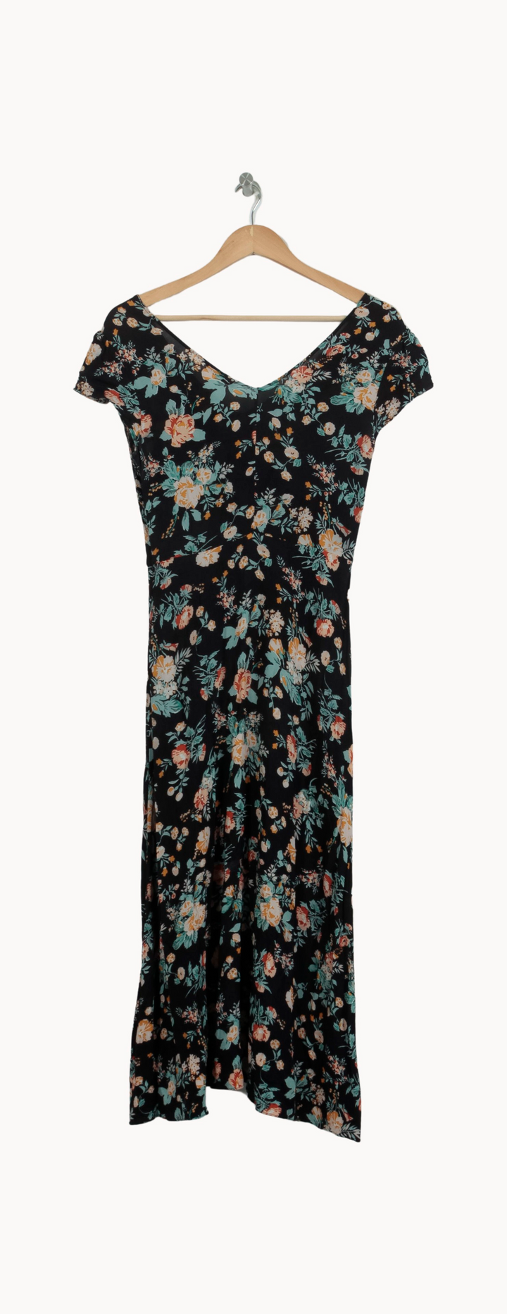 Robe Longue Noire et Fleurie - Taille S/36 de la marque ZAPA | PARAD53232 - Vendu par Paradigme - Image 4