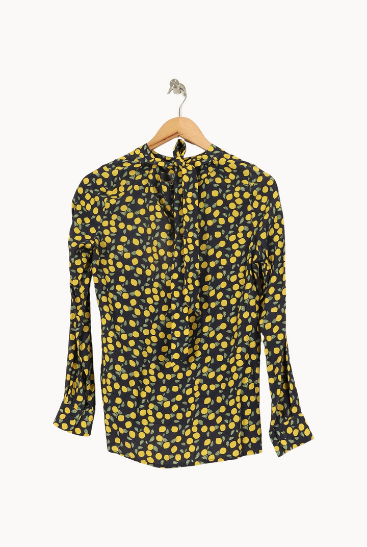 Chemise Bleu et Jaune - Taille S/36 de la marque Ines de la Fressange Paris | PARAD67923 - Vendu par Paradigme - Image 4
