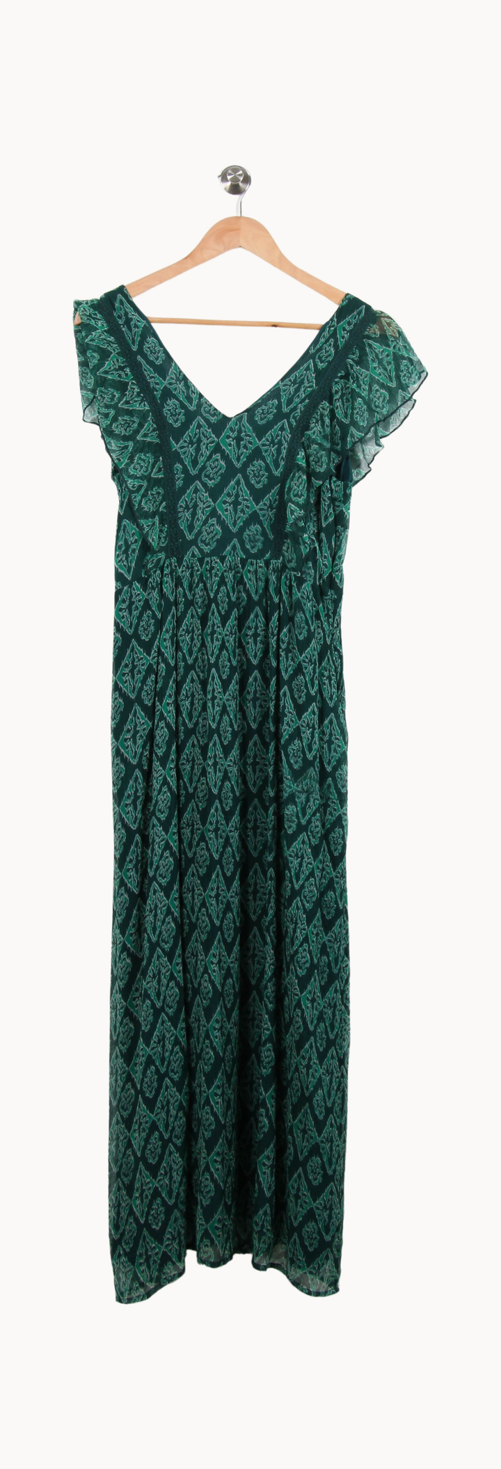 Robe Longue Verte - Taille M/38 de la marque La Fée Maraboutée | PARAD67338 - Vendu par Paradigme - Image 2
