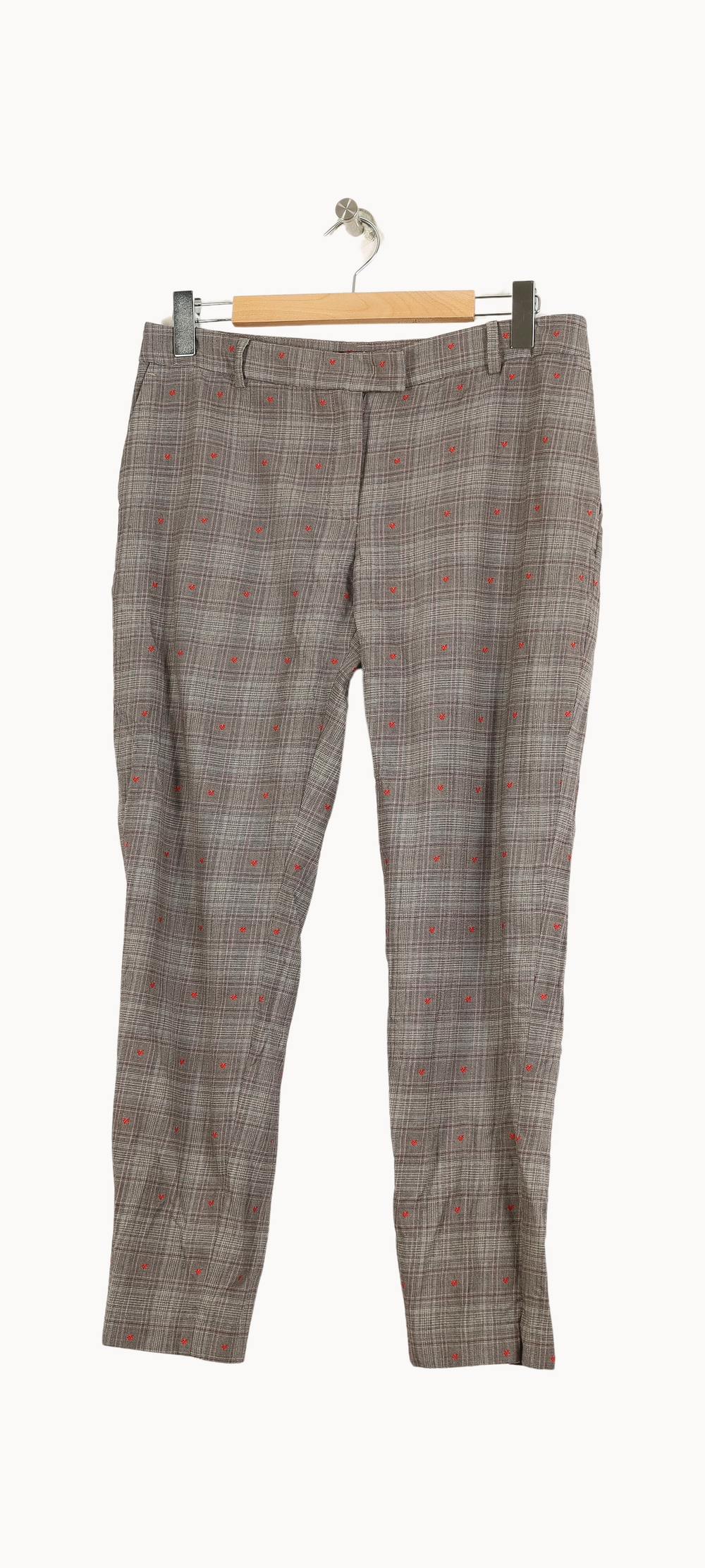 Pantalon Carreaux Marron et Rouge - Taille XL/42 de la marque Paul & Joe | PARAD35548 - Vendu par Paradigme - Image 2
