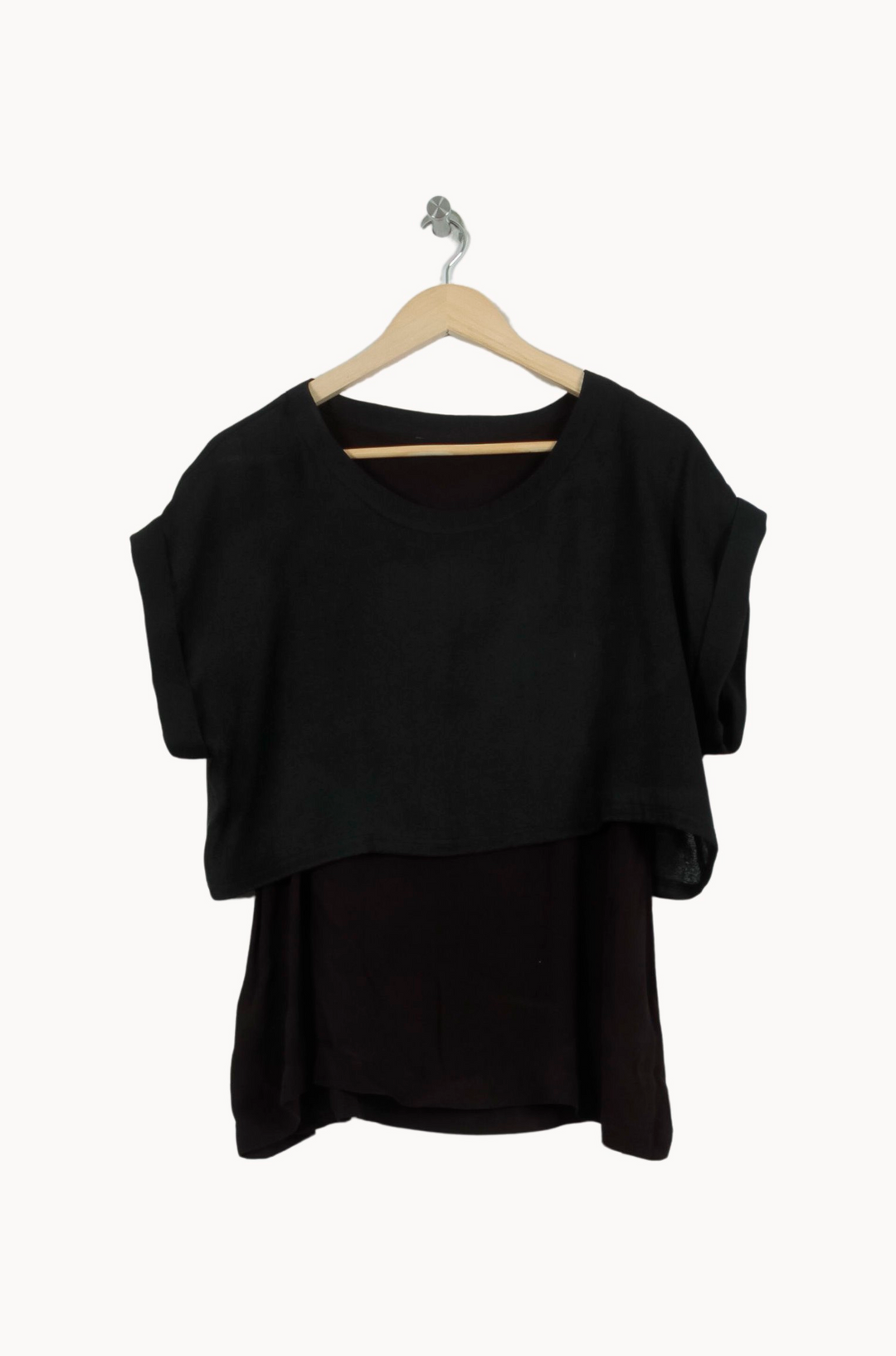 Blouse Noire - Taille M/38 de la marque Karl Marc John | PARAD53227 - Vendu par Paradigme - Image 2