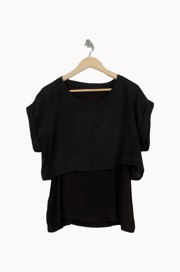 Blouse Noire - Taille M/38 de la marque Karl Marc John | PARAD53227 - Vendu par Paradigme - Image 2