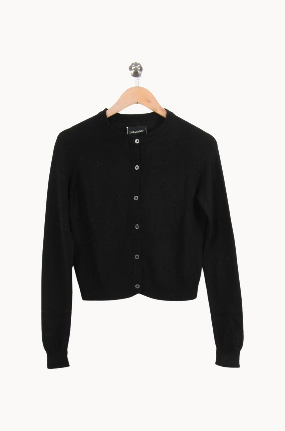 Cardigan Noir - Taille S/36 de la marque Zadig&Voltaire | PARAD63209 - Vendu par Paradigme - Image 2