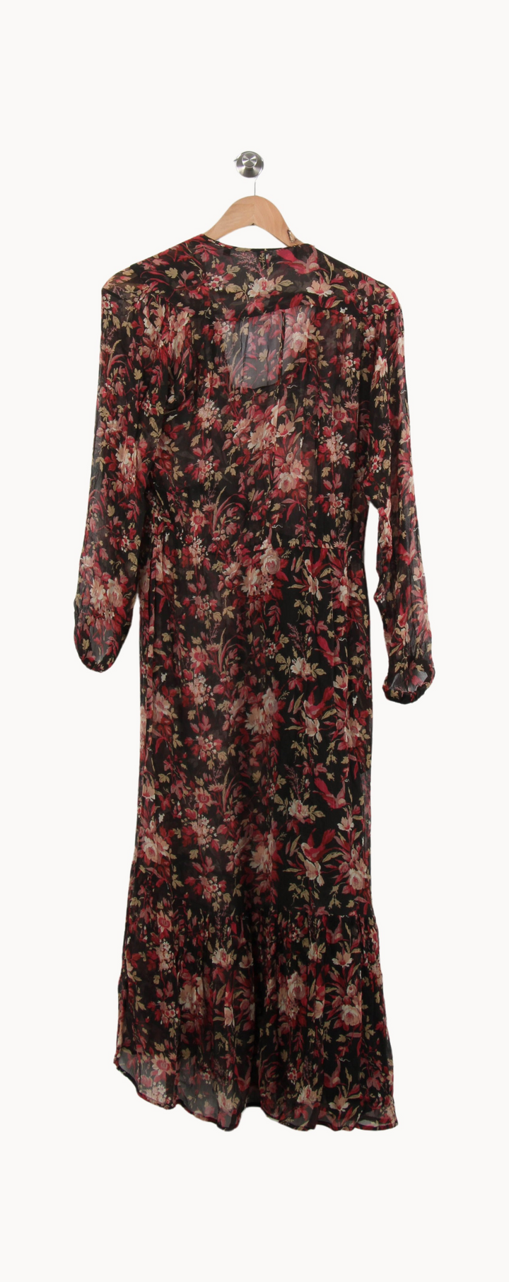 Robe Longue Noire et Rouge - Taille S/36 de la marque The Kooples | PARAD69078 - Vendu par Paradigme - Image 4