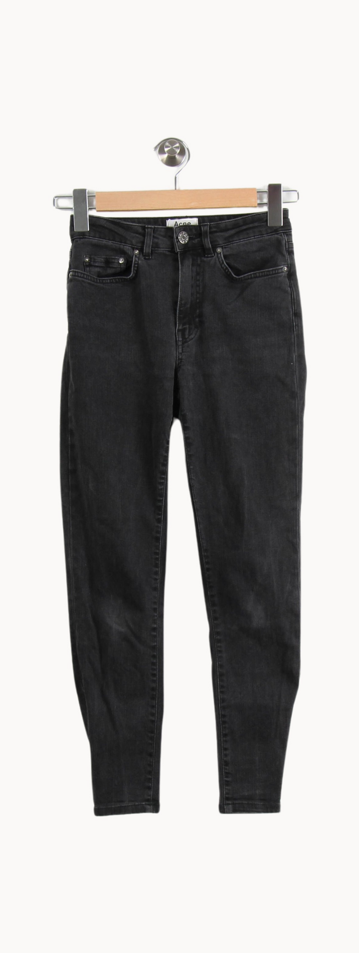Jean Slim Noir - Taille M/38 de la marque Acne Studios | PARAD66607 - Vendu par Paradigme - Image 2