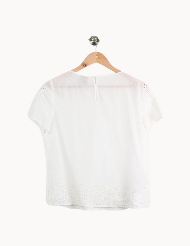 Blouse Blanche - Taille S/36 de la marque Pablo | PARAD65239 - Vendu par Paradigme - Image 4