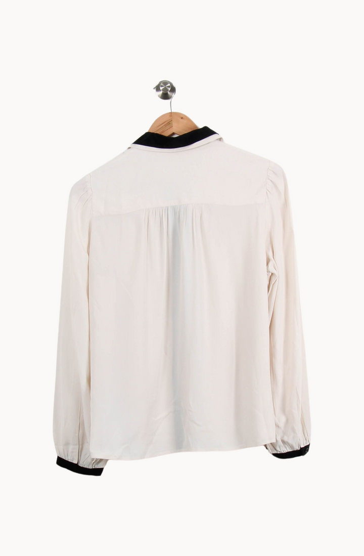 Blouse Blanche et Noire - Taille S/36 de la marque Pablo | PARAD52911 - Vendu par Paradigme - Image 4