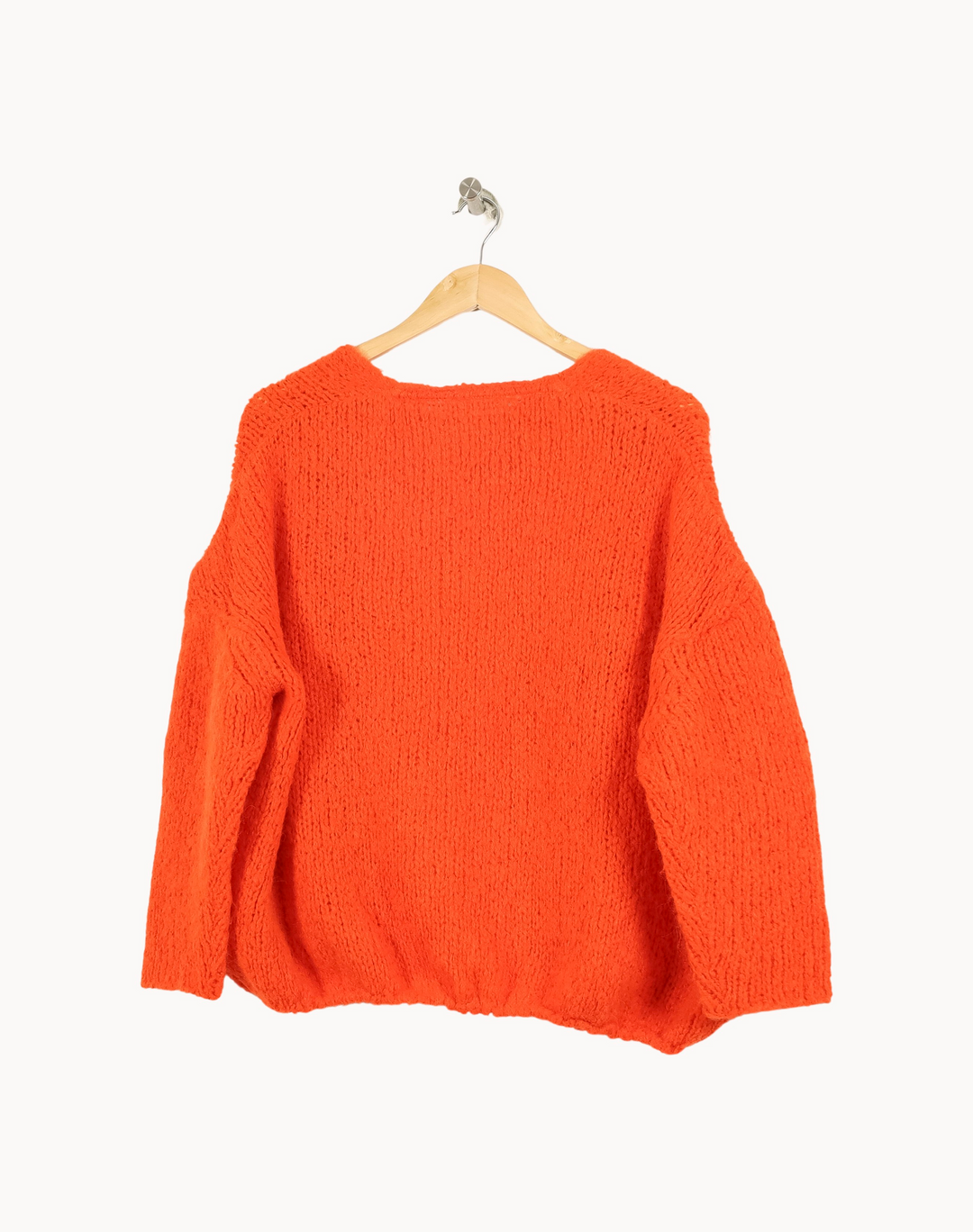 Cardigan Orange - Taille XS/34 de la marque American Vintage | PARAD69121 - Vendu par Paradigme - Image 4