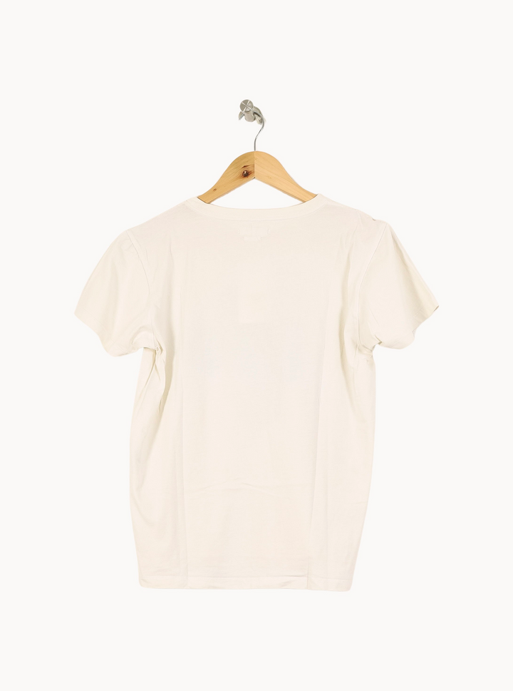 Tee-shirt Blanc et Noir - Taille S/36 de la marque Isabel Marant étoile | PARAD66657 - Vendu par Paradigme - Image 4