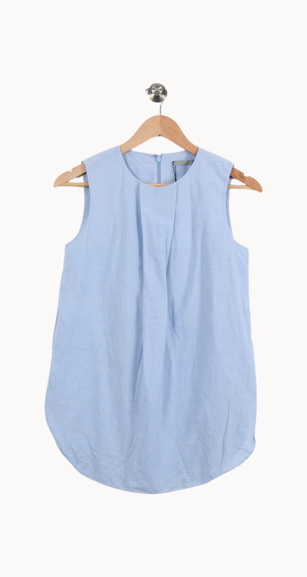 Blouse Sans Manches Bleue - Taille S/36 de la marque COS | PARAD55265 - Vendu par Paradigme - Image 2