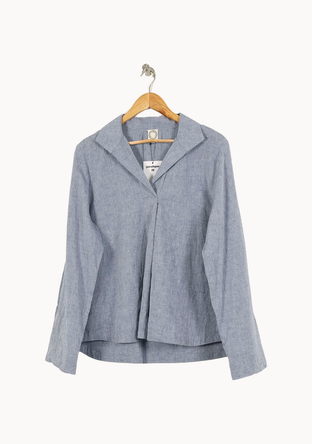 Chemise Bleue - Taille S/36 de la marque Ines de la Fressange Paris | PARAD67921 - Vendu par Paradigme - Image 2