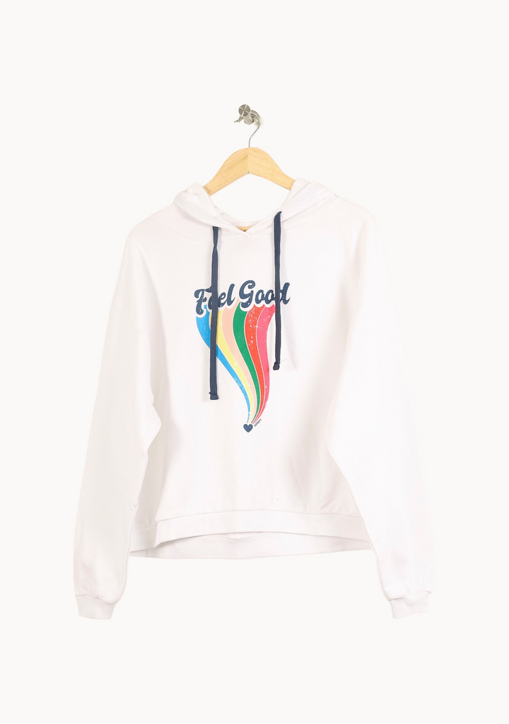 Sweat à Capuche Blanc - Taille M/38 de la marque Imprevu | PARAD33344 - Vendu par Paradigme - Image 2