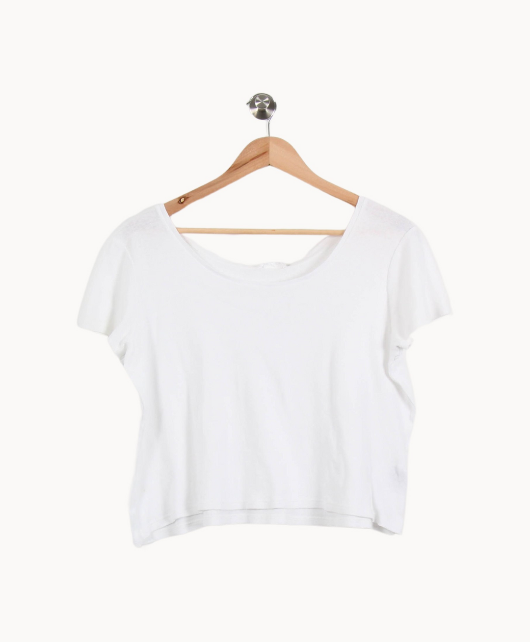 T-shirt Blanc - Taille XS/34 de la marque American Vintage | PARAD61097 - Vendu par Paradigme - Image 2