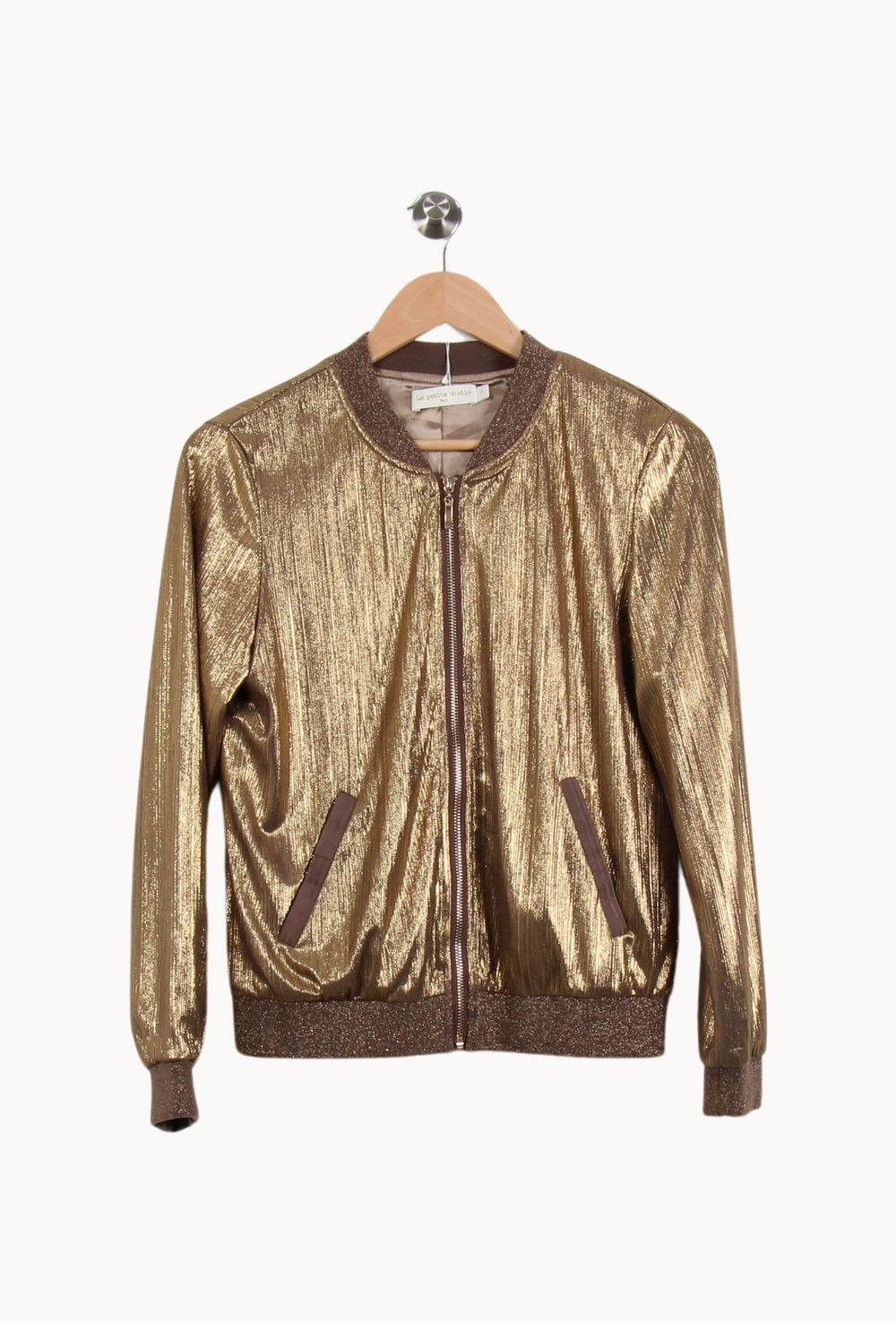 Blouson Doré - Taille S/36 de la marque La Petite Etoile | PARAD66920 - Vendu par Paradigme - Image 2