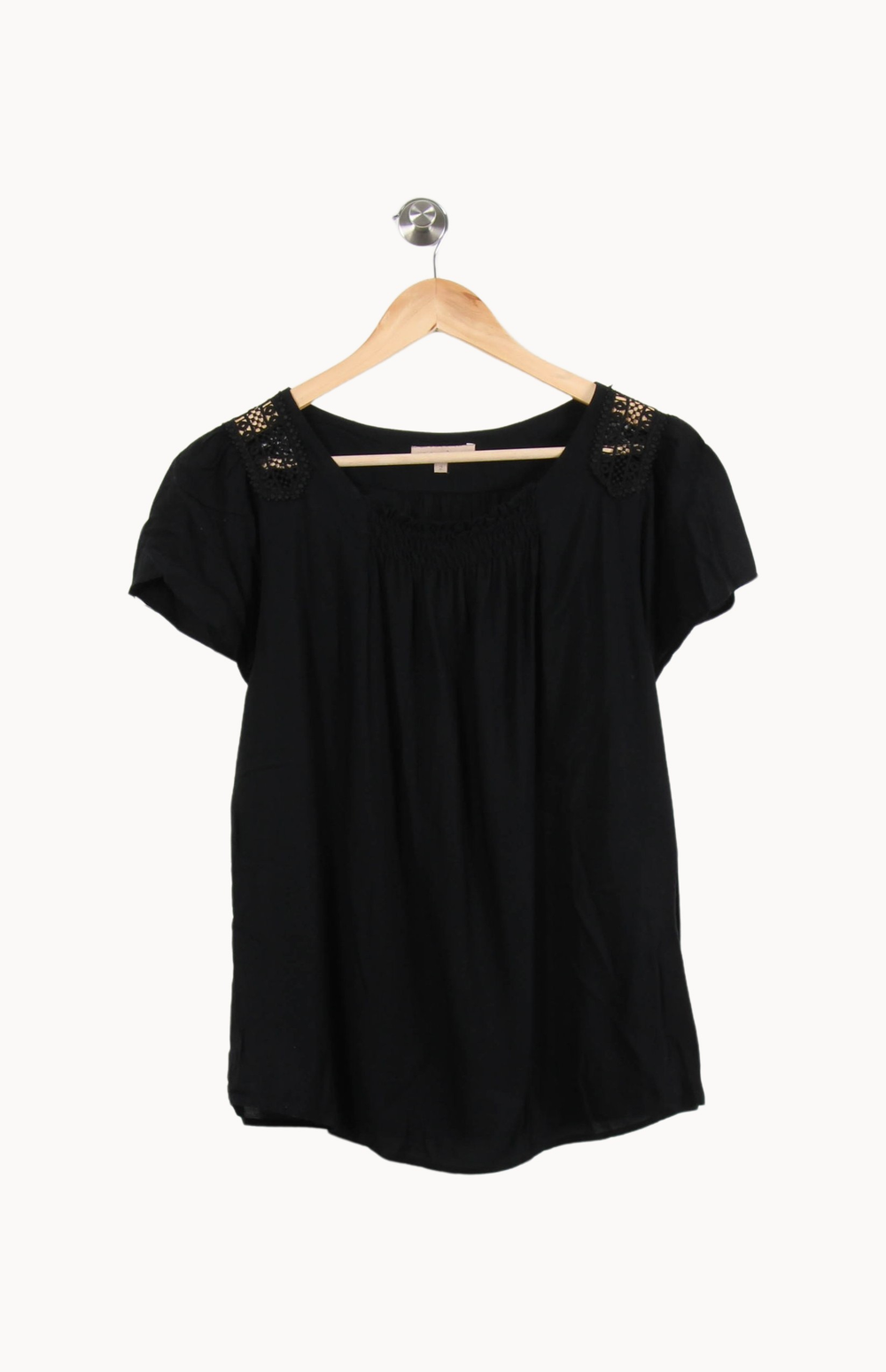 Blouse Noire - Taille M/38 de la marque Sandro | PARAD52898 - Vendu par Paradigme - Image 2
