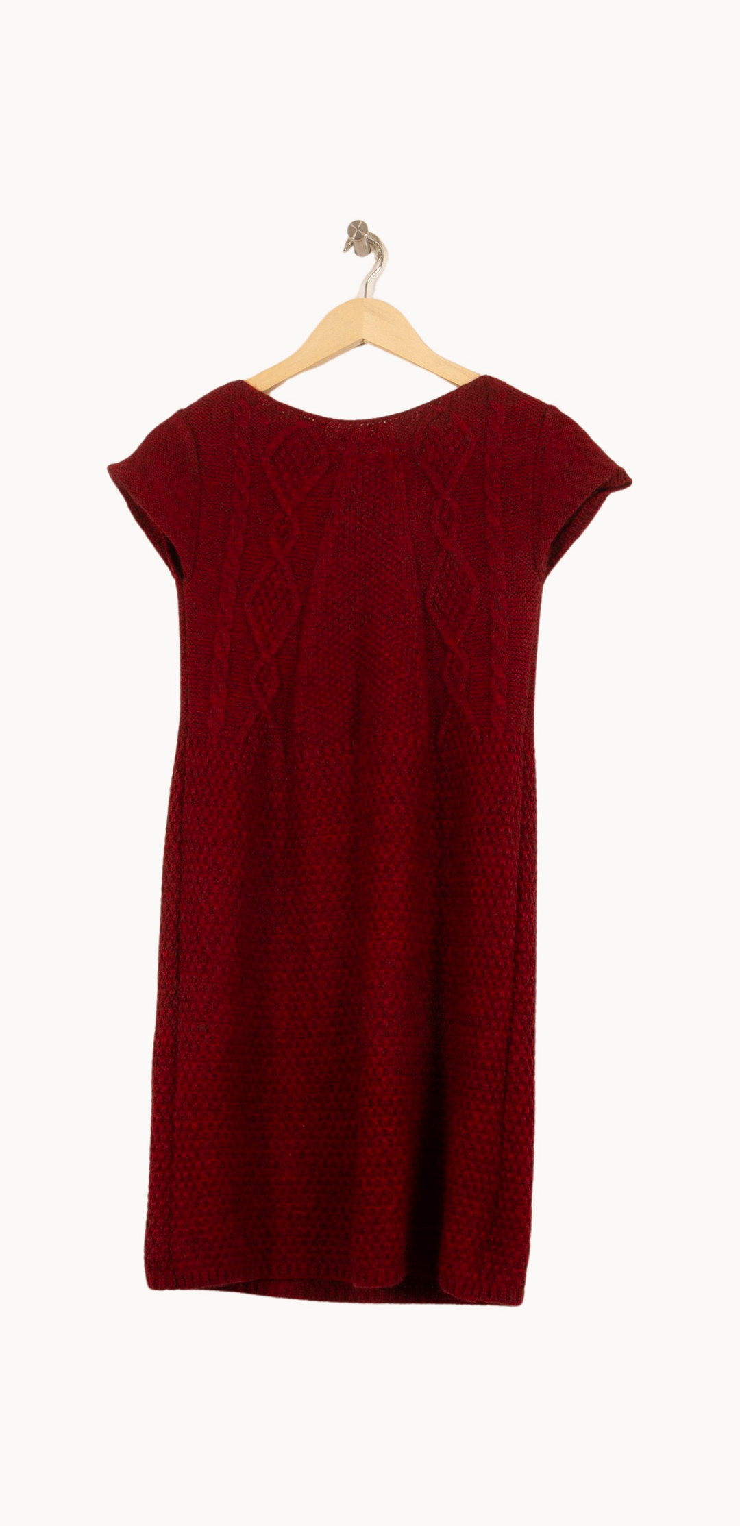 Robe Pull Bordeaux - Taille M/38 de la marque Maison 123 | PARAD45024 - Vendu par Paradigme - Image 2