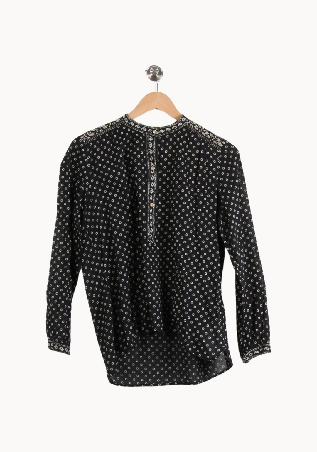 Blouse Noire et Blanche - Taille S/36 de la marque Isabel Marant étoile | PARAD65249 - Vendu par Paradigme - Image 2