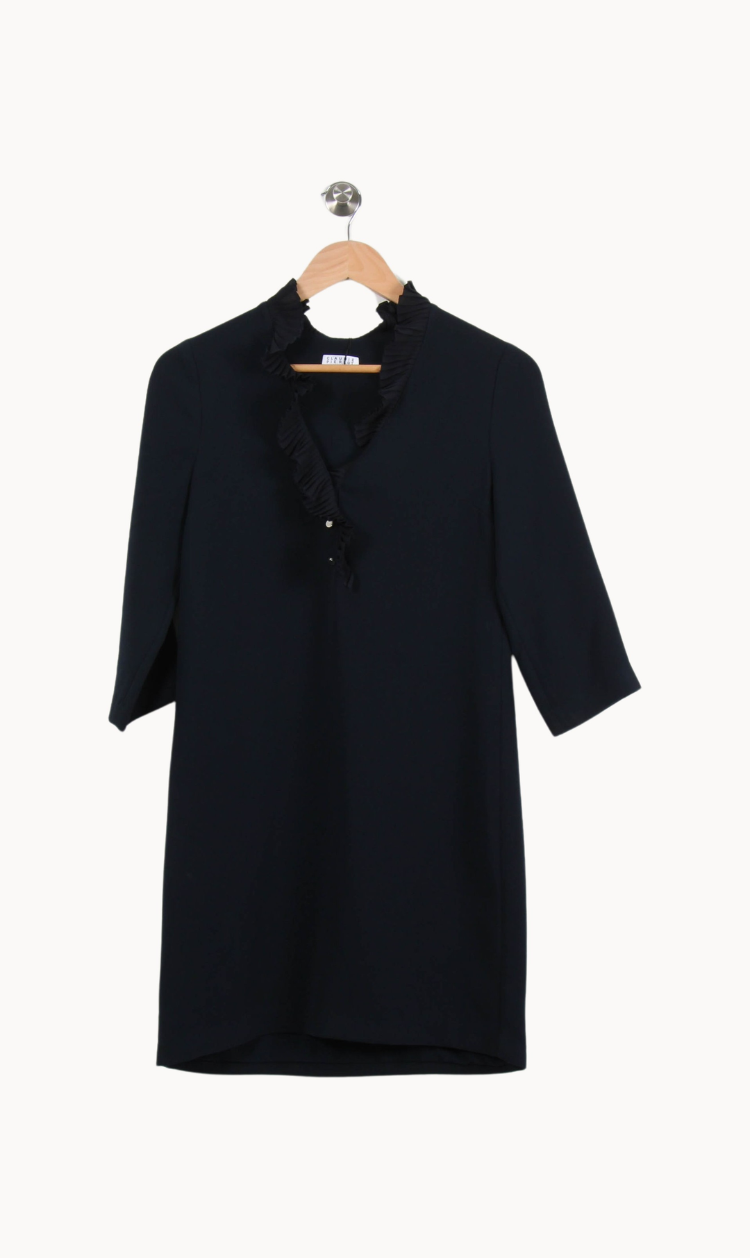 Robe Courte Bleue - Taille XS/34 de la marque Claudie Pierlot | PARAD55614 - Vendu par Paradigme - Image 2