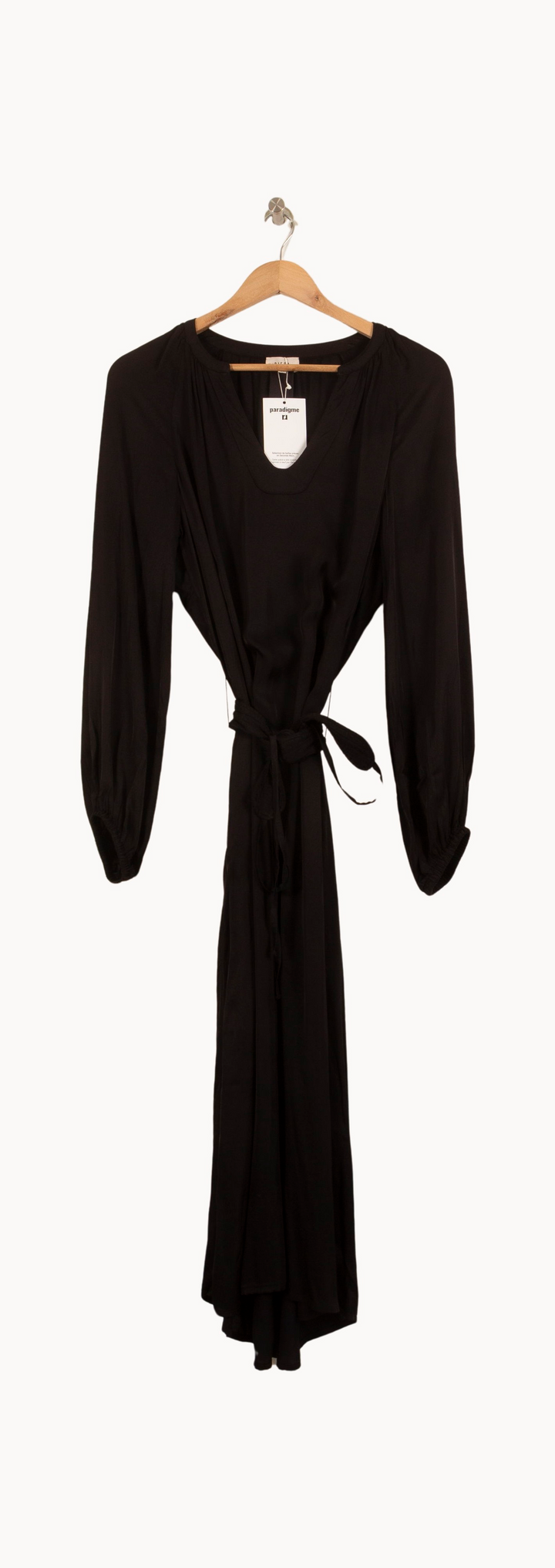 Robe Portefeuille Noire - Taille M/38 de la marque Diega | PARAD63937 - Vendu par Paradigme - Image 2