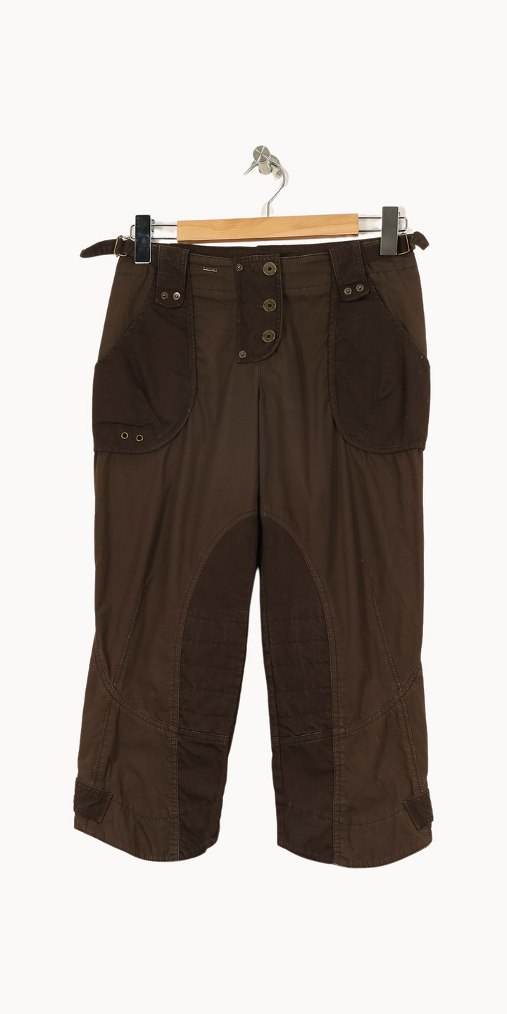 Pantacourt Marron - Taille S/36 de la marque IKKS | PARAD36156 - Vendu par Paradigme - Image 2