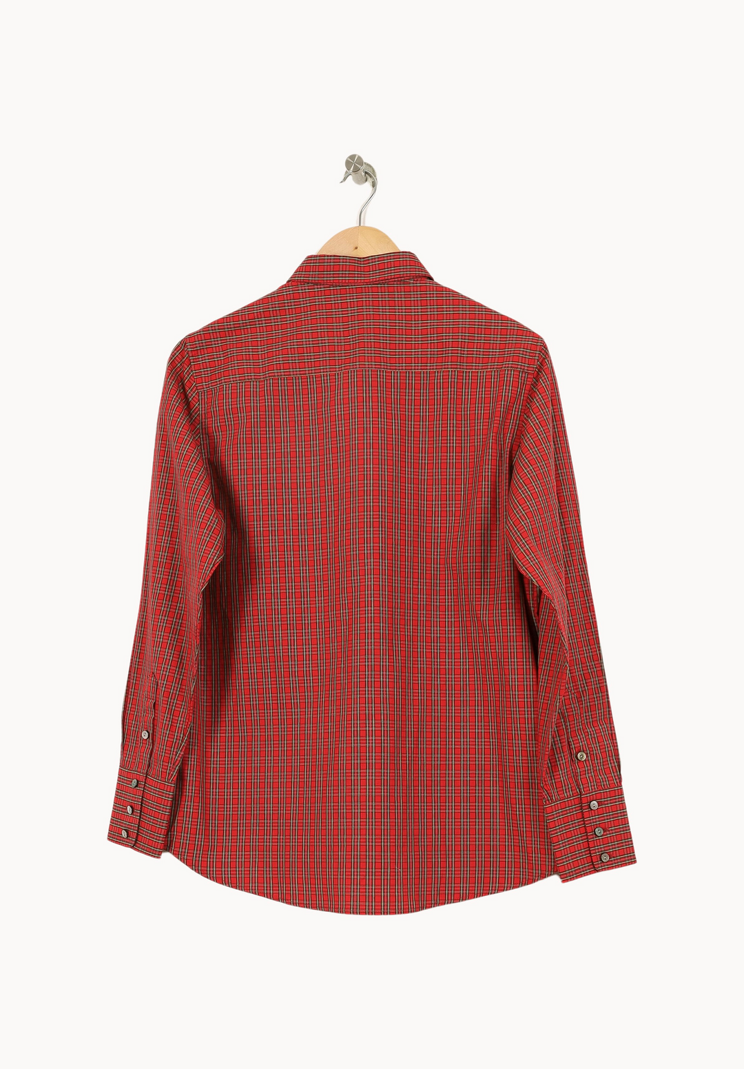 Chemise à Carreaux Rouge et Noir - Taille S/36 de la marque Ines de la Fressange Paris | PARAD67904 - Vendu par Paradigme - Image 4