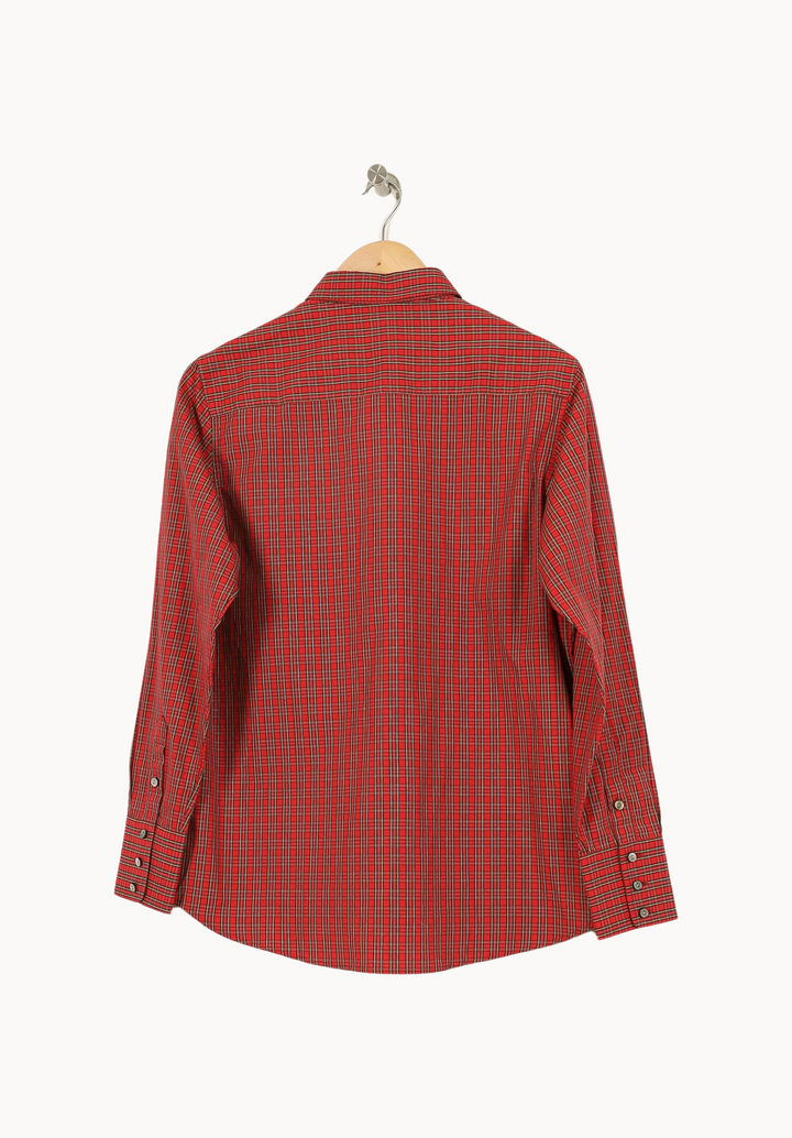 Chemise à Carreaux Rouge et Noir - Taille S/36 de la marque Ines de la Fressange Paris | PARAD67904 - Vendu par Paradigme - Image 4