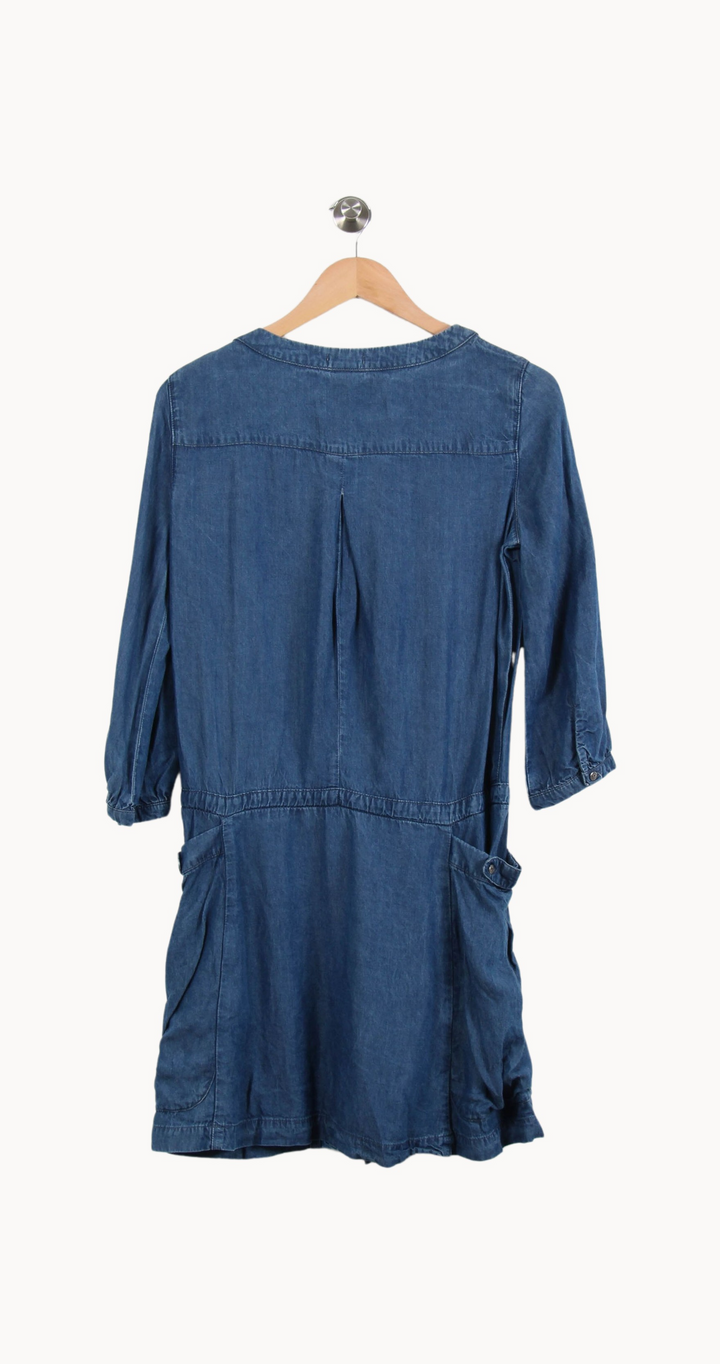 Robe Chemise Bleue - Taille S/36 de la marque Levi's | PARAD69181 - Vendu par Paradigme - Image 4