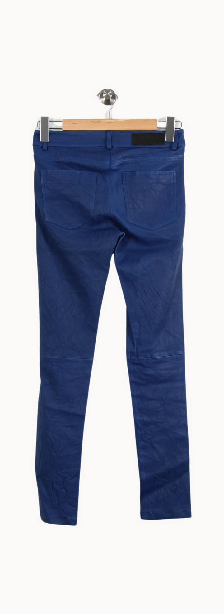 Pantalon Cuir Bleu - Taille S/36 de la marque Zadig&Voltaire | PARAD67623 - Vendu par Paradigme - Image 4